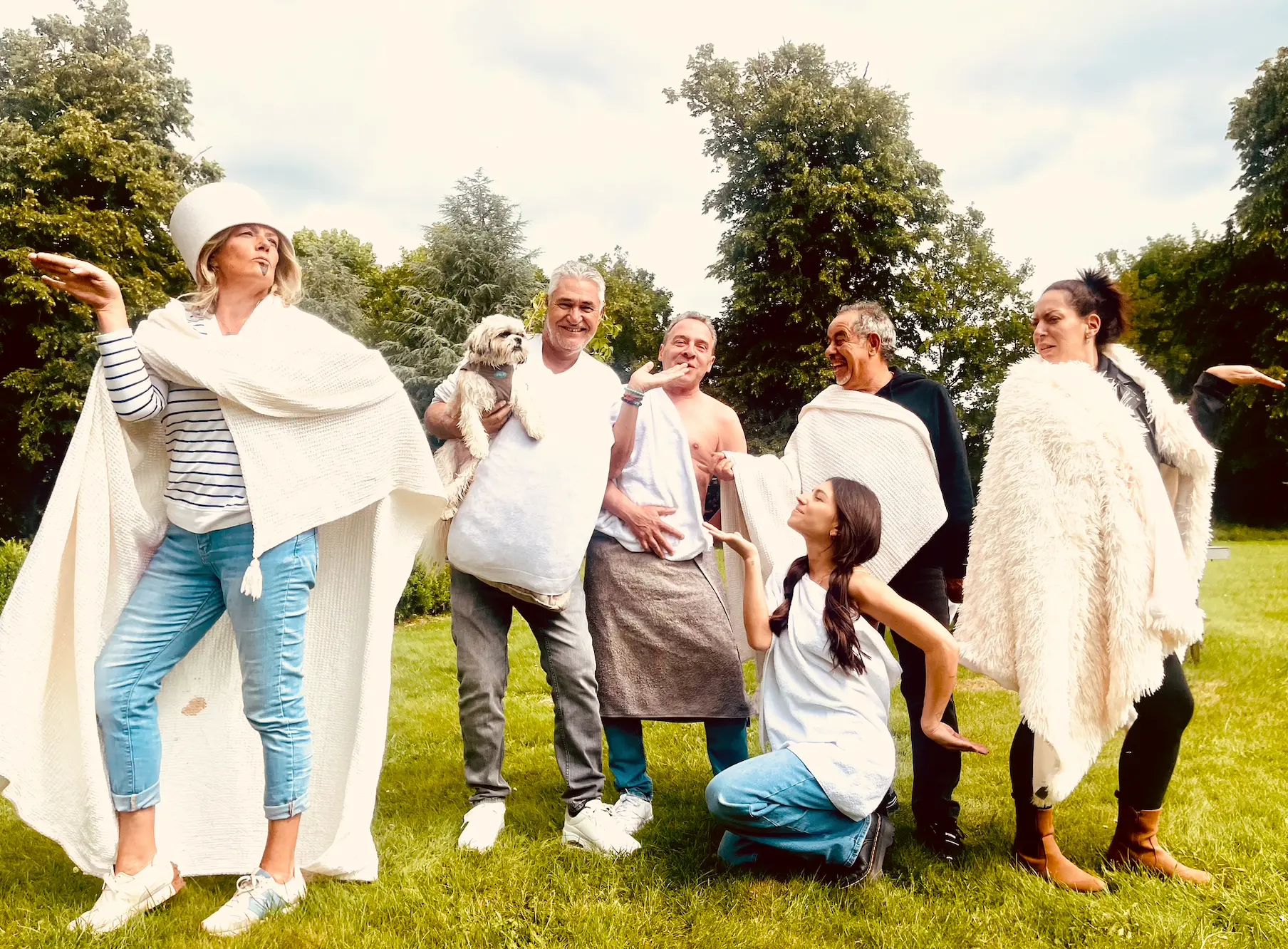 Jeu de plein air lors d'un atelier NOD
